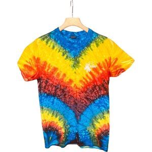 Loser Machine Tie Dye Woodstock Short Sleeve Graphic Tee Shirt